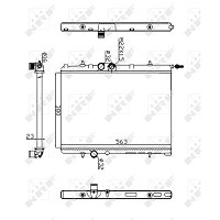 Échangeur de chaleur, chauffage intérieur HART 602 006 Échangeur de chaleur, chauffage intérieur HART 602 006
