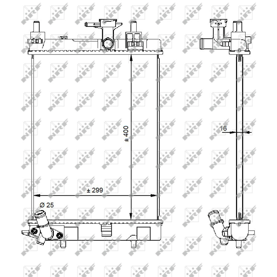Radiateur nrf 59207