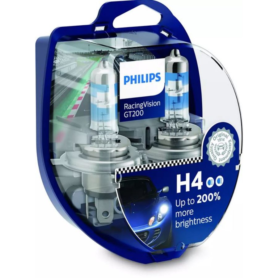 Ampoule auto H4 eco 12V 60/55W PHILIPS : le lot de 2 ampoules à
