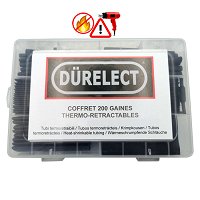 Coffret assortiment DÜRELECT de 200 gaines thermorétractables