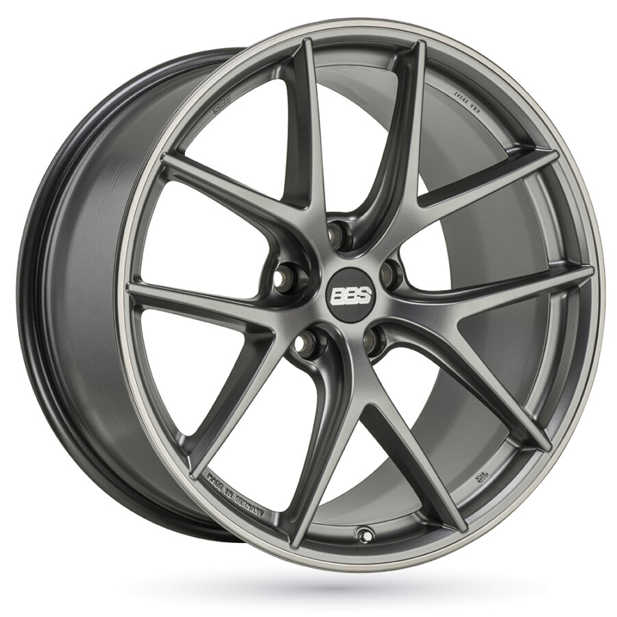 Aluminium velg bbs ci-r 9x20 5x120 et25 platina zilver