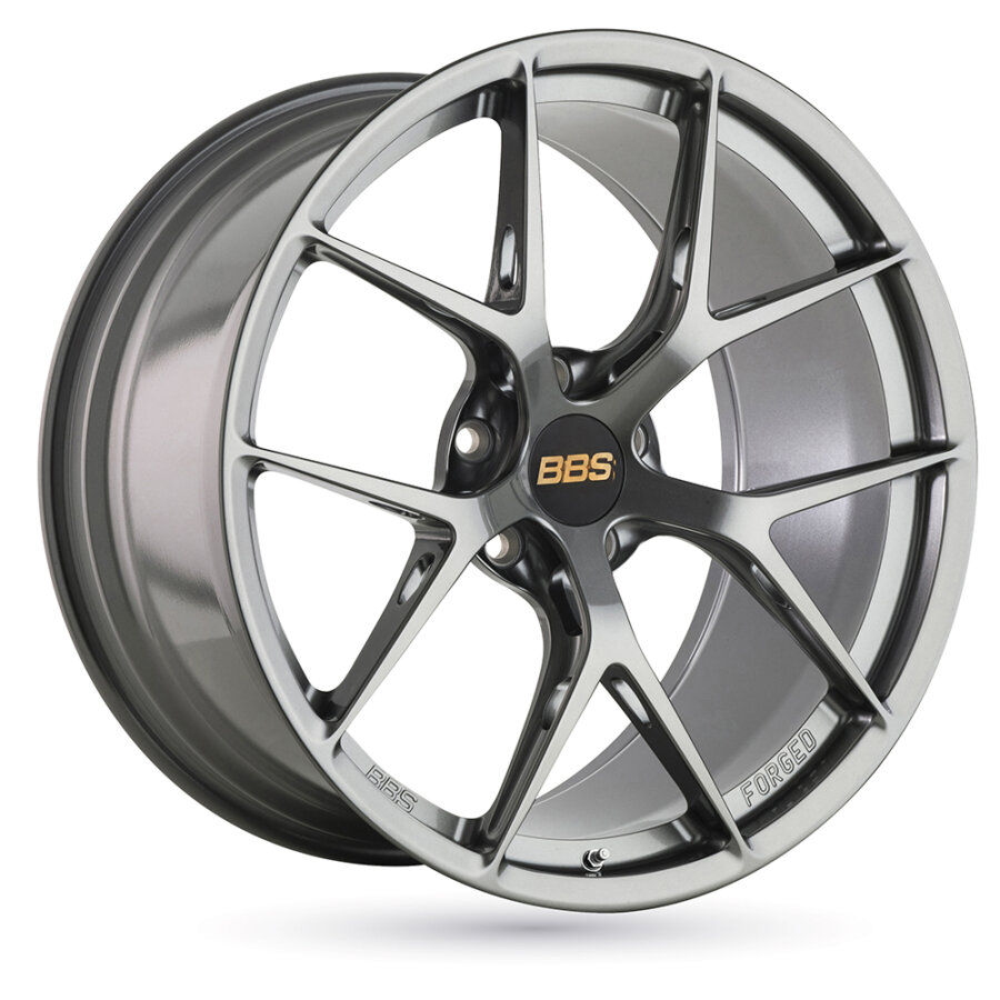 Aluminium velg bbs fi-r 8.5x19 5x112 et43 platina zilver