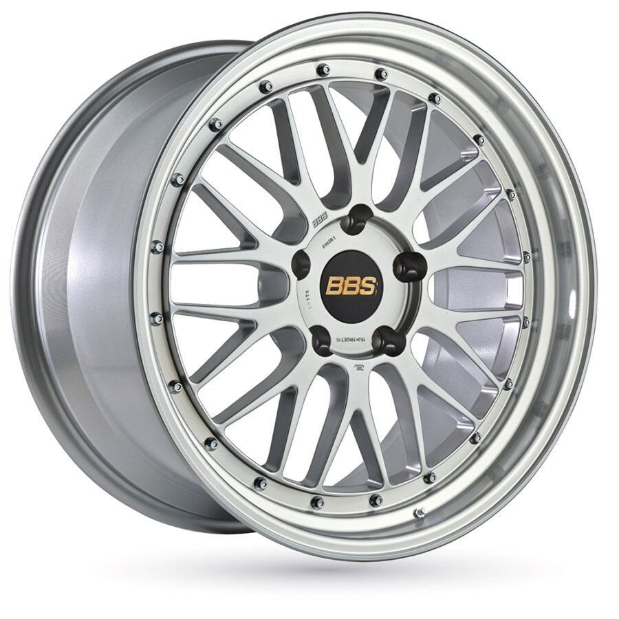 Aluminium velg bbs lm 9.5x19 5x120 et32 helder zilver