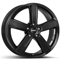 Jante alu DEZENT TU BLACK 7.5x18 5x114.3 ET38 Noir brillant