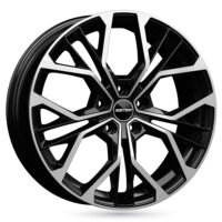 Jante alu GMP MATISSE 7x17 5x114.3 ET35 Noir face polie