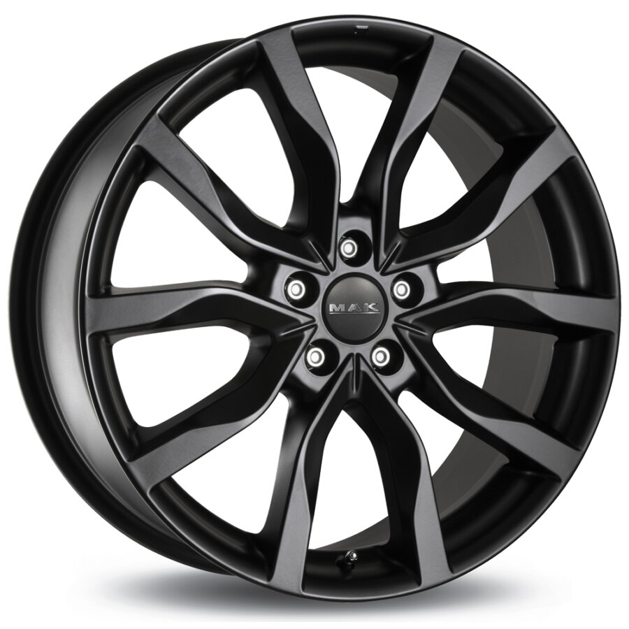 Jante alu mak koln 9.5x21 5x127 et45 noir poli