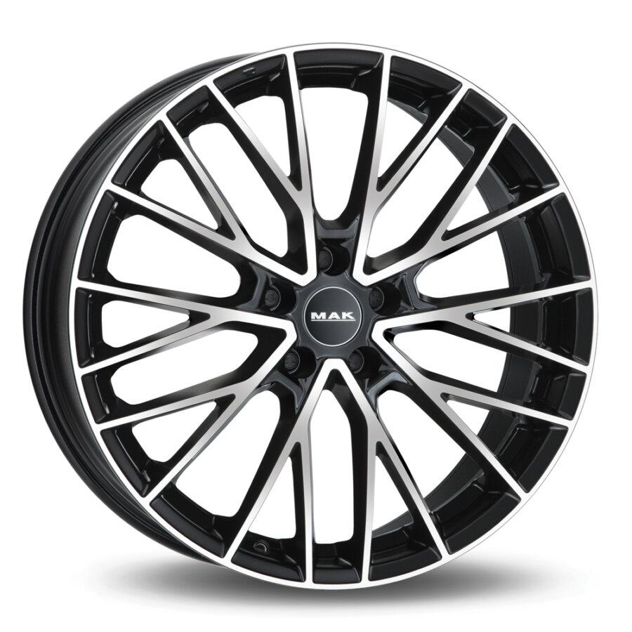 Aluminium velg mak speciale 8.5x21 5x112 et43 zwart, glans