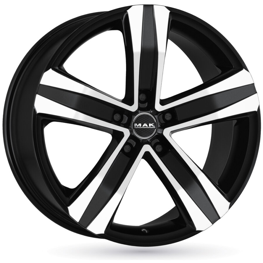 Aluminium velg mak stone5 t 7.5x18 5x108 et45 zwart, glans