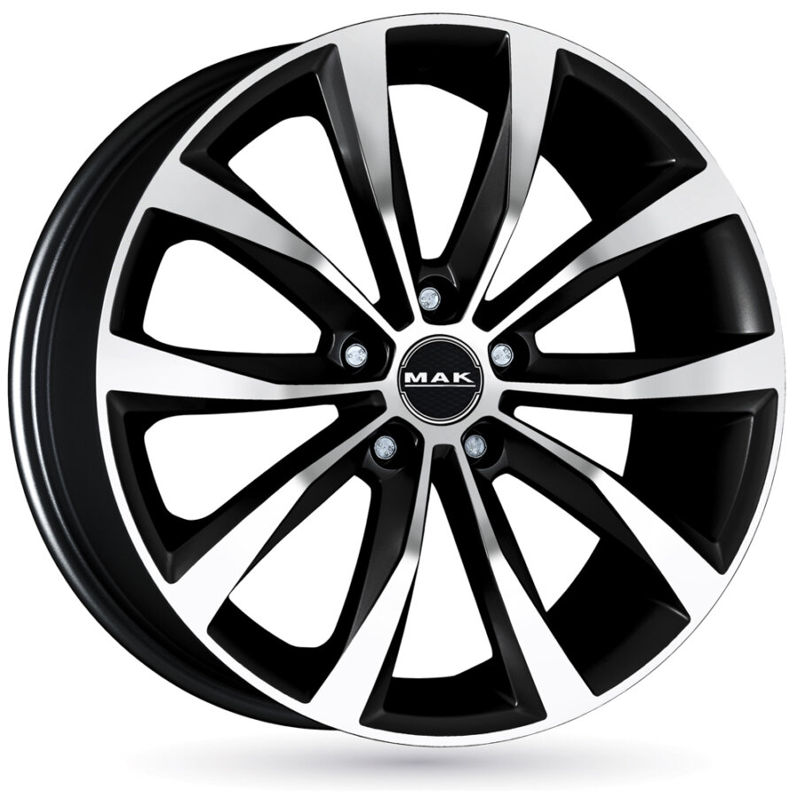 Aluminium velg mak wolf 7.5x19 5x108 et38 zilver