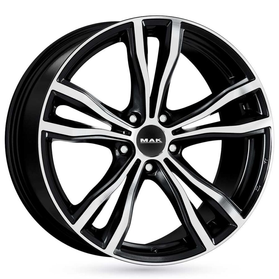 Aluminium velg mak x-mode 9x19 5x112 et32 zwart, glans