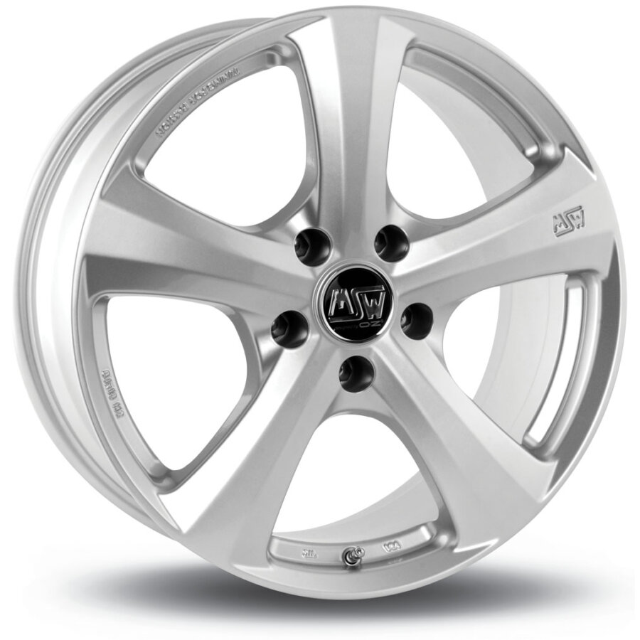 Aluminium velg msw msw 19 6x14 4x100 et38 zilver