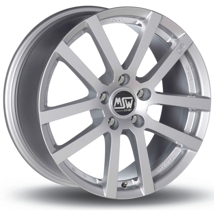Aluminium velg msw msw 22 6.5x16 5x100 et38 zilver