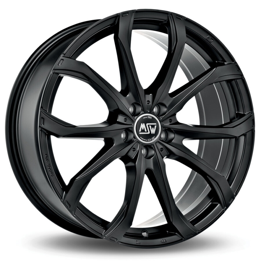 Aluminium velg MSW MSW 48 8x18 5x112 ET28 Matzwart - Auto5