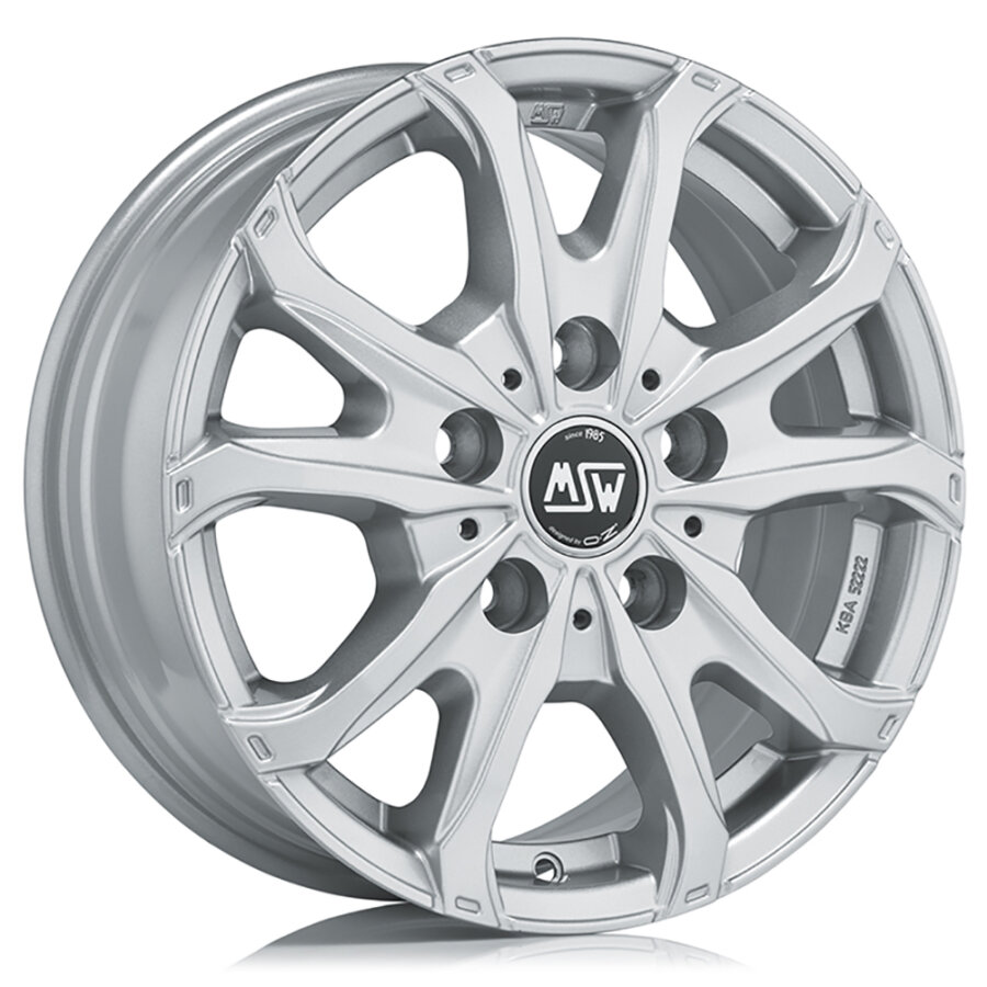 Jante alu msw msw 48 van 6.5x16 5x160 et60 argent
