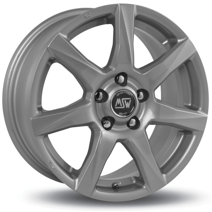 Aluminium velg msw msw 77 7x16 5x112 et48 zilver