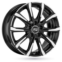 Jante alu MSW MSW 79 7x17 5x114.3 ET40 Noir brillant