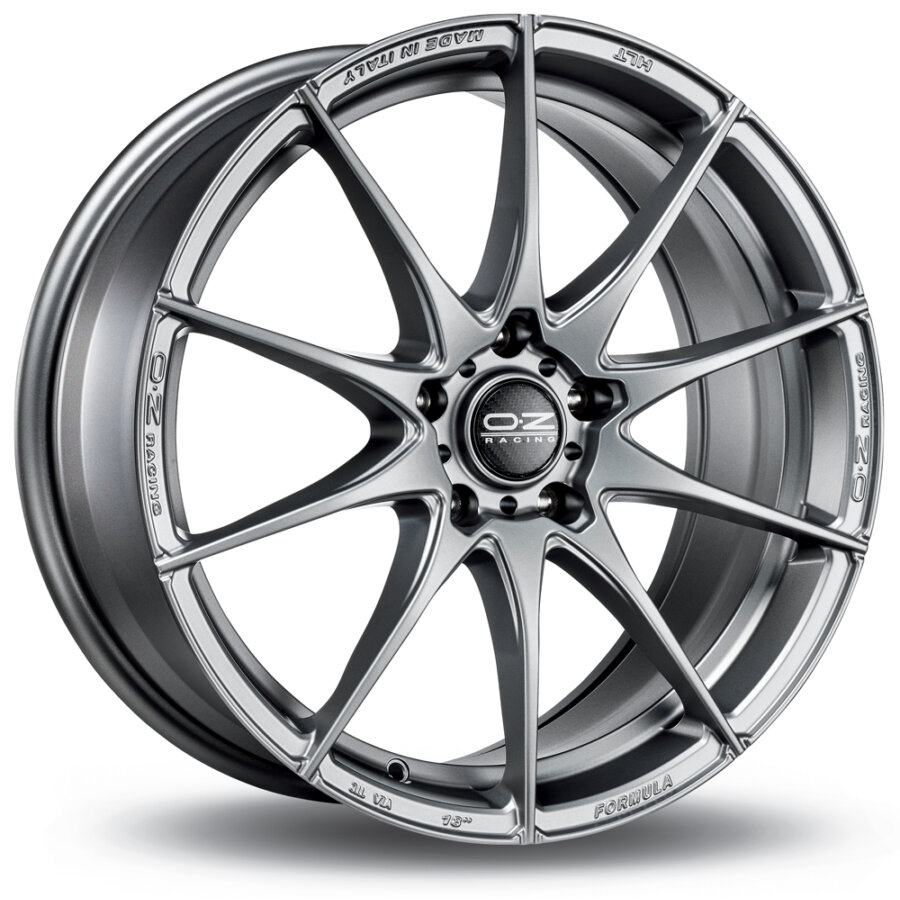 Aluminium velg oz formula hlt 9x18 5x112 et35 grijs gespoten