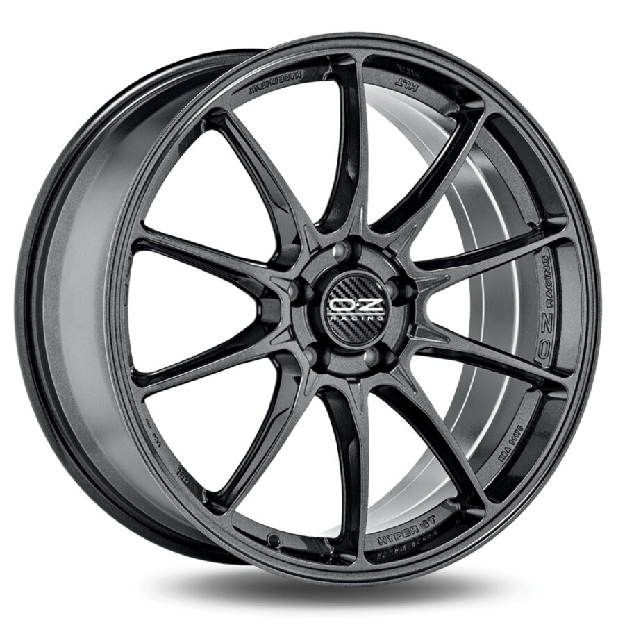 Aluminium velg oz hyper gt 10.5x20 5x114 et43 grijs