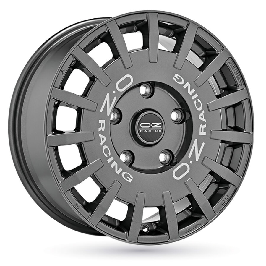Velg Oz Racing Rally Aluminium velg OZ RALLY RACING VAN 7.5x18 5x160 ET48 Donker grafiet ...