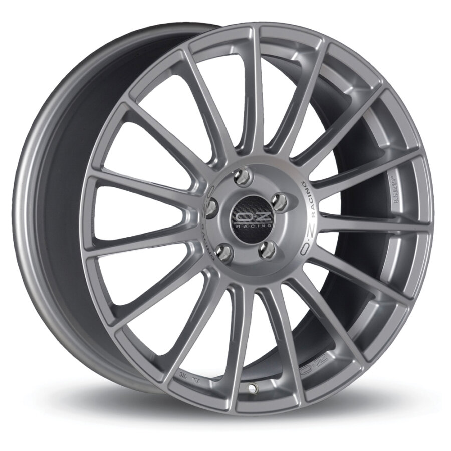 Aluminium velg oz superturismo lm 9.5x19 5x112 et30 zilver