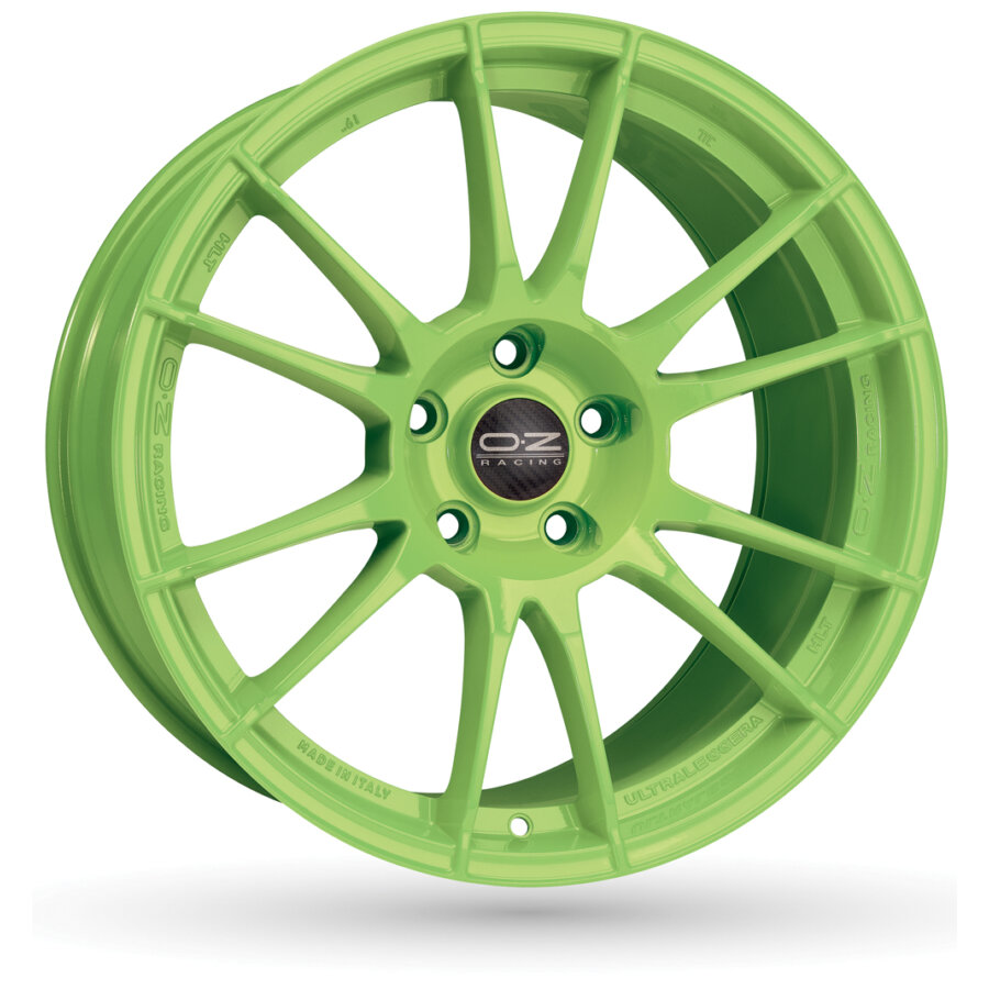 Aluminium velg oz ultraleggera hlt 8.5x19 5x112 et38 zuurgroen