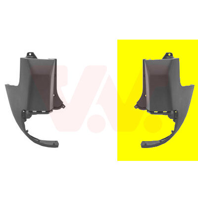 Bandeau Pare-choc Van Wezel 0646554 Arrière Droit - Pièce Neuve, Compatible Multiple Références (BMW Notamment)