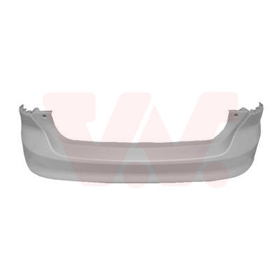 Pare-chocs Vito W639 VAN WEZEL Pour Mercedes Vito/Viano - Gris Avec Réflecteur Pare-chocs Arrière Droite