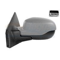 Glace De Rétroviseur Avant Gauche Dégivrante – Compatible Renault Captur, Clio 4 & 5, Zoé – Réf. 963669996R – Avec Support