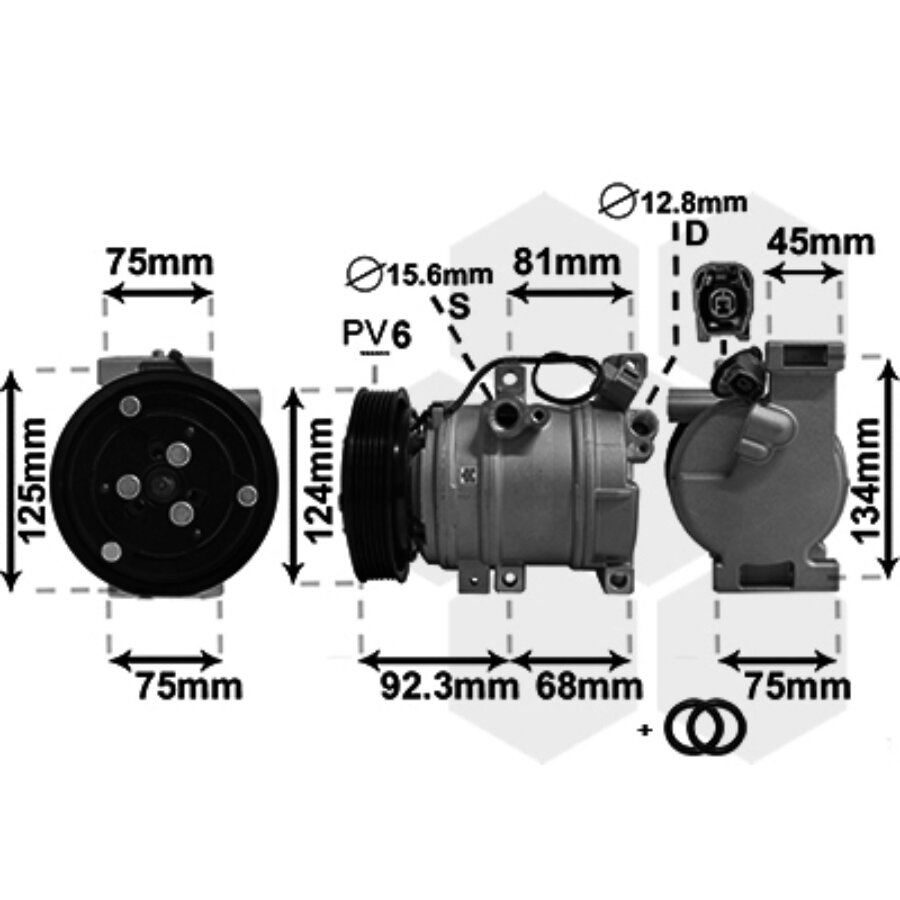 vanwezel 2700k219 compressor van wezel