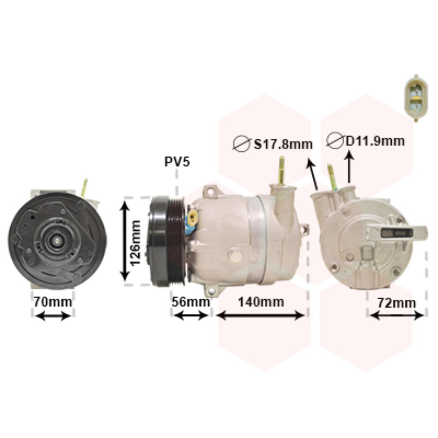 vanwezel 0800k066 compressor van wezel