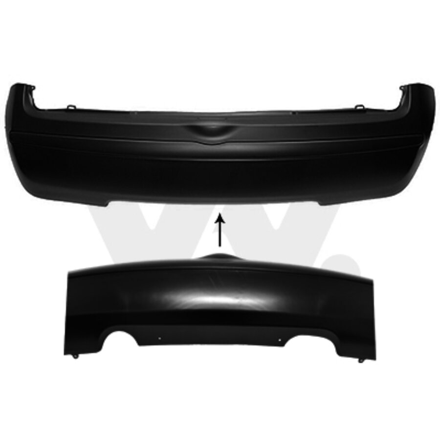 vanwezel Achterbumper van wezel autoparts