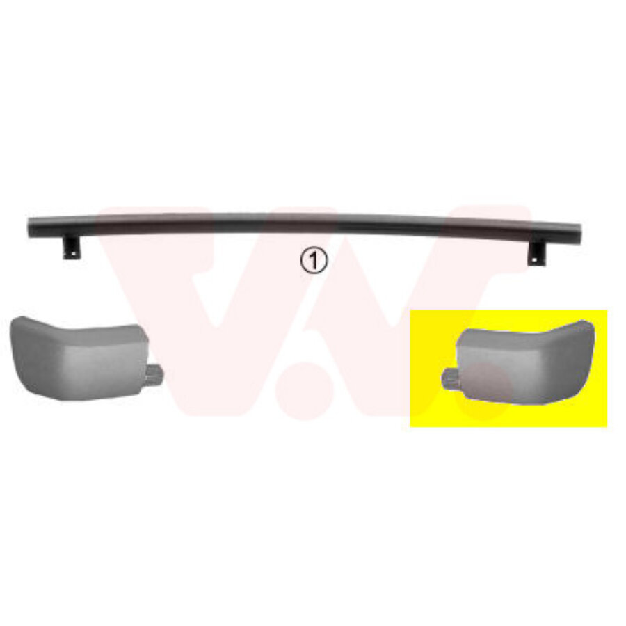 vanwezel Achter bumper rechts van wezel autoparts