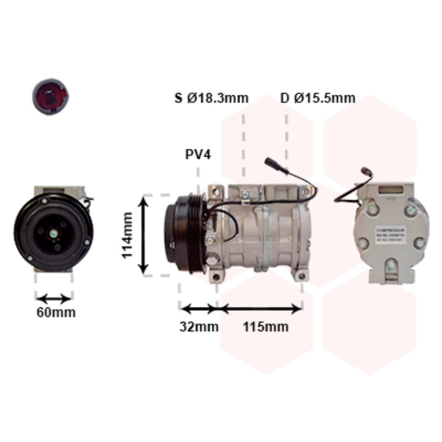 5200k110 compressor van wezel