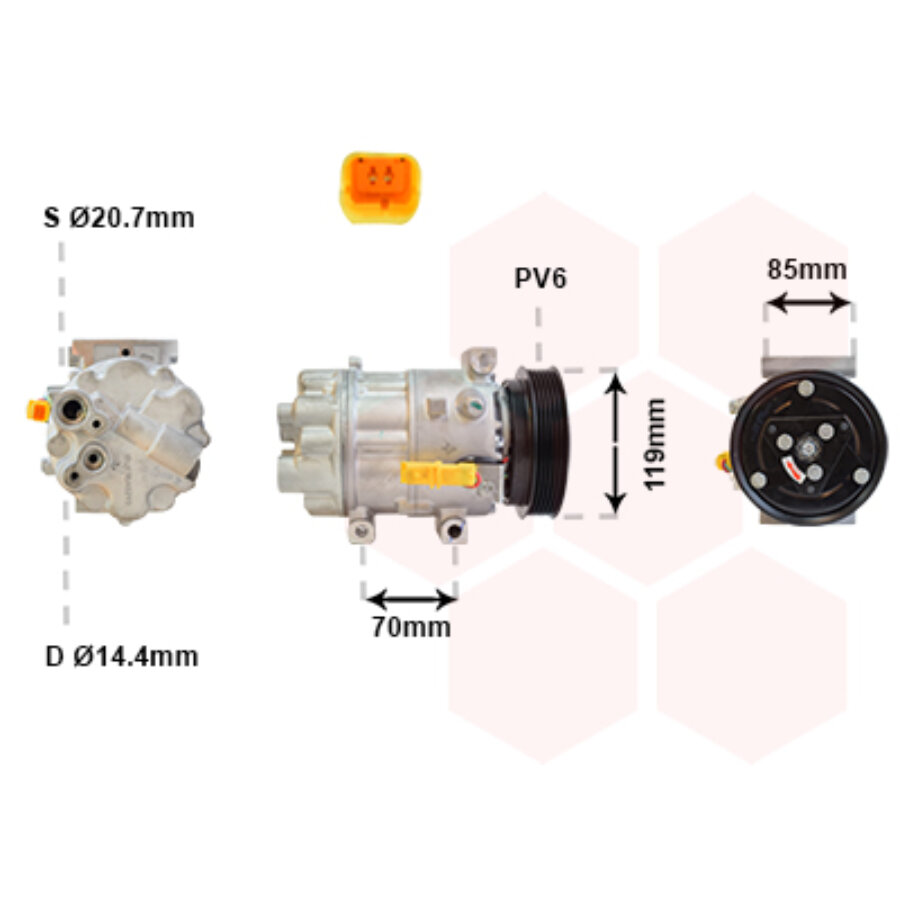0900k253 compresseur van wezel