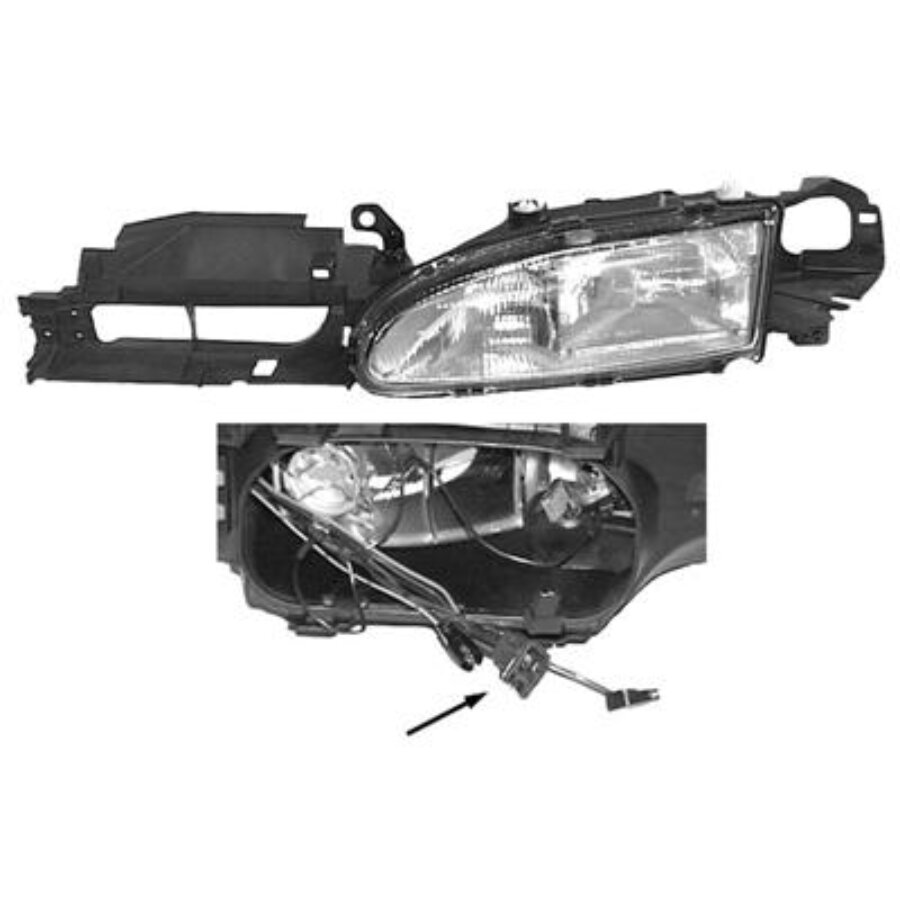 Koplamp links van wezel autoparts