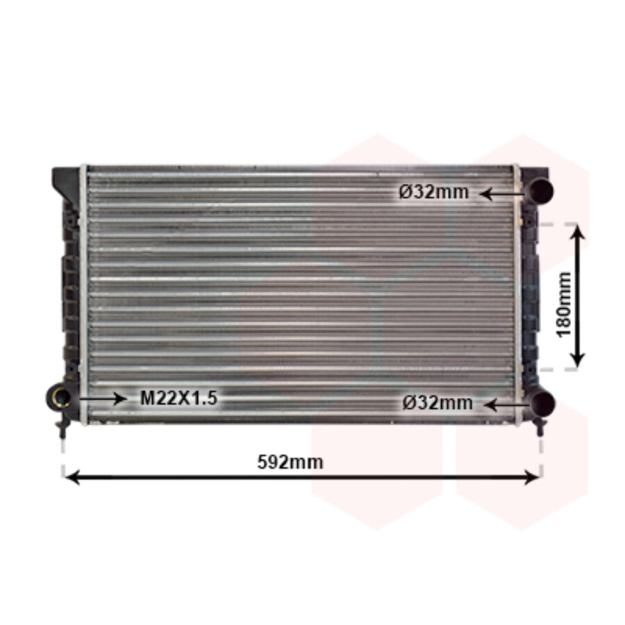 Koelradiator van wezel