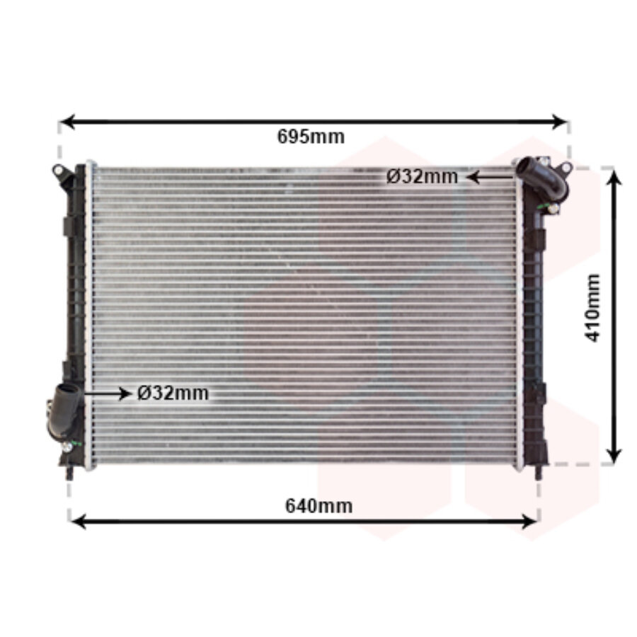 Radiateur de refroidissement van wezel