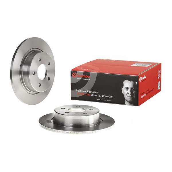 Dischi Freno Posteriori Brembo 280 Mm - Per Ford C-Max, Kuga, Transit Connect