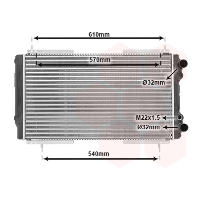 Radiateur De Chauffage VAN WEZEL 09006239 Neuf - Compatible Avec De Nombreuses Références (Pièce Auto)