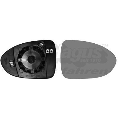 Rétroviseur Droit Pour Peugeot 106 - Compatible Depuis 1991 - Verre Convexe Avec Support