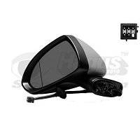 Glace Rétroviseur Droit Chauffant Pour Opel Insignia A 2008-2016 - Verre Asphérique, Compatible Chauffage Dégivrage