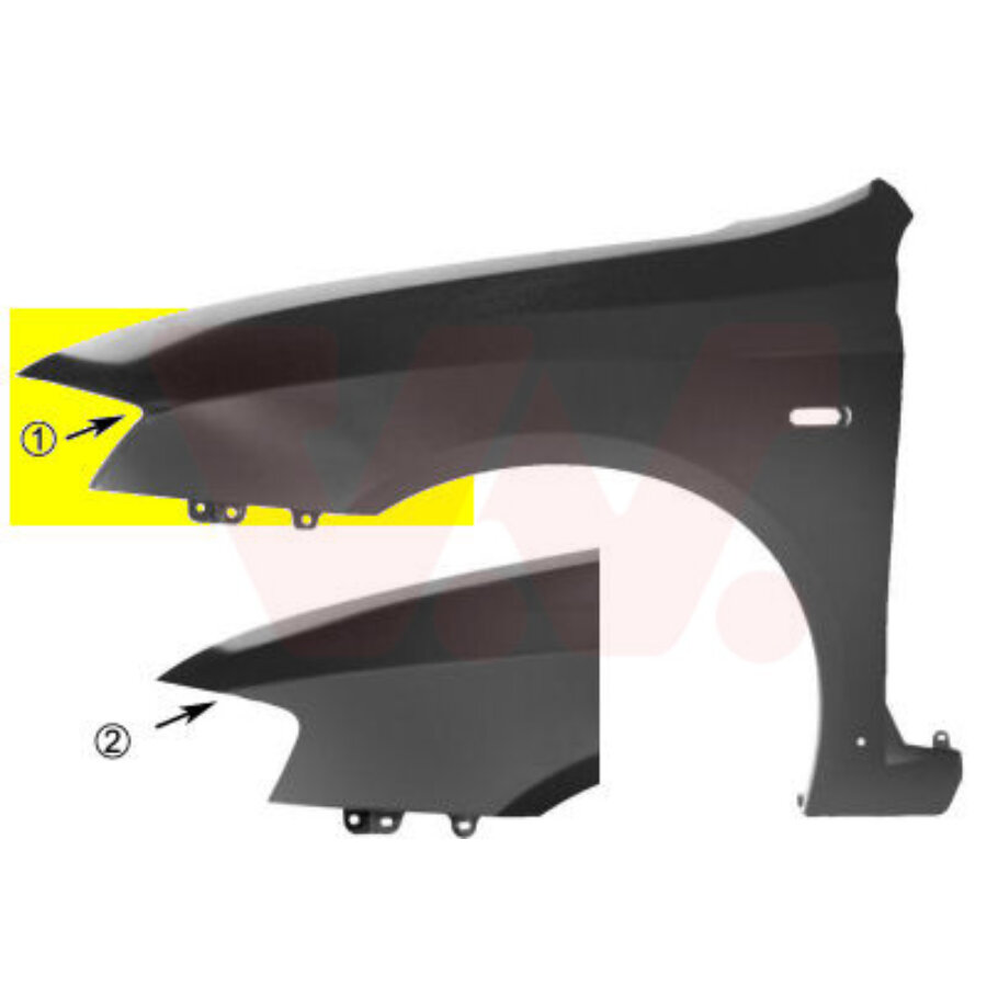 Aile avant gauche van wezel autoparts