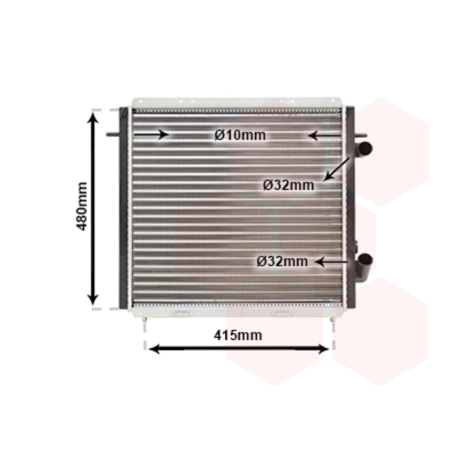 Van Wezel 40002300 Radiateur En 40002298 VAN WEZEL *** IR PLUS