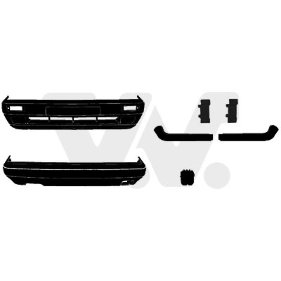 vanwezel Voorbumper compleet van wezel autoparts