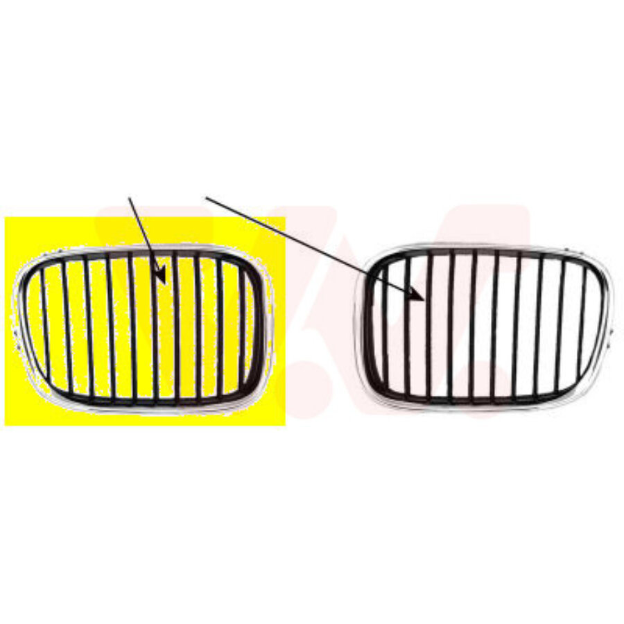 Grille calandre droit equipart