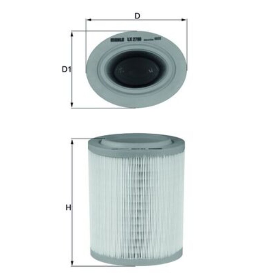 Luchtfilter knecht lx2790