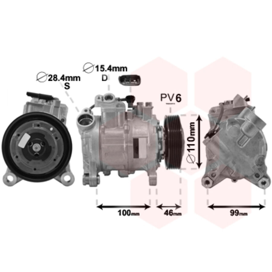 vanwezel 0600k489 compressor van wezel