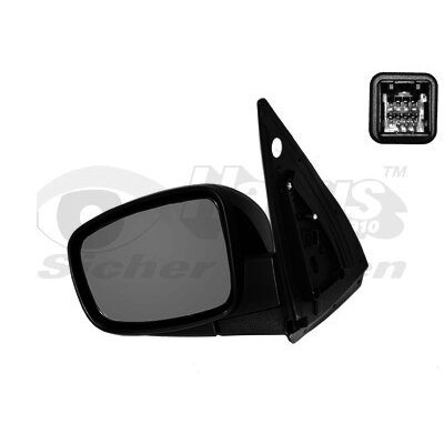 Miroir Complet Gauche électrique Noir – Pour Mercedes Van Citan 11/12+ – 5 Broches, Réglage électrique, Qualité Testée - 6