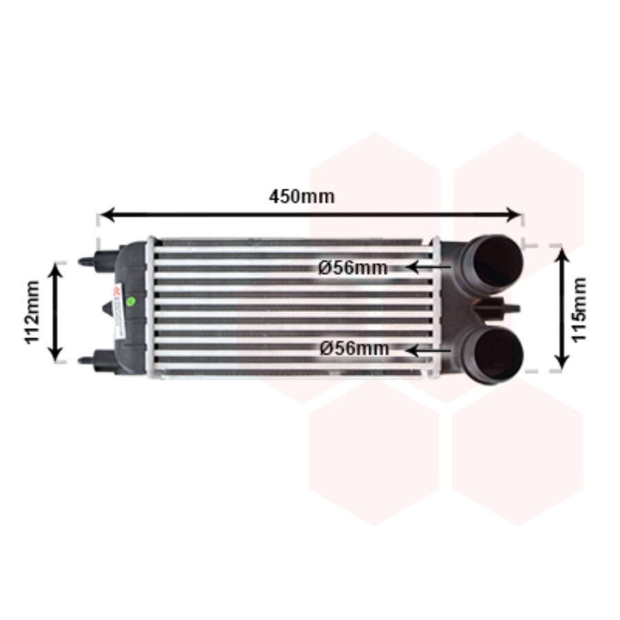 Intercooler van wezel 09004267