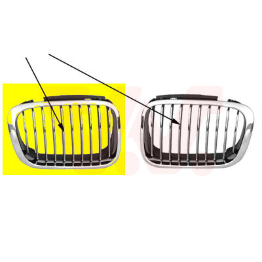 Grille calandre droit equipart
